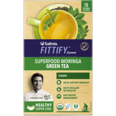 Deals, Discounts & Offers on Beverages - Saffola Fittify Gourmet Classic Green Tea Box(37.5 g)