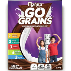 Deals, Discounts & Offers on Beverages - Manna Go Grains Nutrition Drink(200 g)