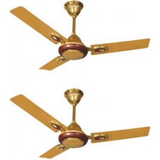 Deals, Discounts & Offers on Home Appliances - Candes Smarty 900 mm Ultra High Speed 3 Blade Ceiling Fan(Glossy Brown, Pack of 2)