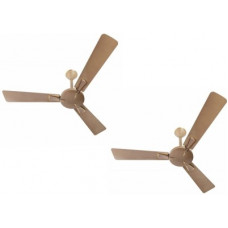 Deals, Discounts & Offers on Home Appliances - Luminous Trigon Combo 1200 mm 3 Blade Ceiling Fan(Sandstrom Gold, Pack of 2)