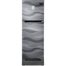 Deals, Discounts & Offers on Home Appliances - Samsung 244 L Frost Free Double Door 3 Star (2020) Convertible Refrigerator with Base Drawer(INOX WAVE, RT28T3C23NV/HL)