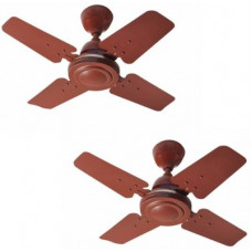 Deals, Discounts & Offers on Home Appliances - Four Star GALLAXY Smart Turbo High Speed 600 mm 4 Blade Ceiling Fan(Matte Brown, Pack of 2)