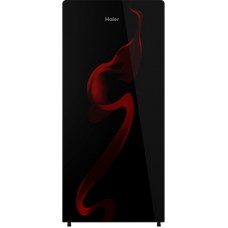 Deals, Discounts & Offers on Home Appliances - [For HDFC Card Users] Haier 195 L Direct Cool Single Door 4 Star (2020) Refrigerator(Black Spiral Glass, HRD-1954CSG-E)
