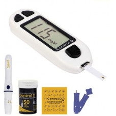 Deals, Discounts & Offers on Electronics - Control D White 50 Strips & Glucometer(White)