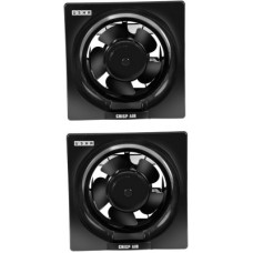 Deals, Discounts & Offers on Home Appliances - Usha Crisp air 150 mm Energy Saving 5 Blade Exhaust Fan(Black, Pack of 2)