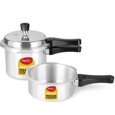 Deals, Discounts & Offers on Cookware - Pigeon Special Combi Pack 3 L, 2 L Pressure Cooker(Aluminium)
