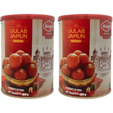 Deals, Discounts & Offers on Sweets - [Supermart] Maiyas Gulab Jamun Tin(2 x 500 g)