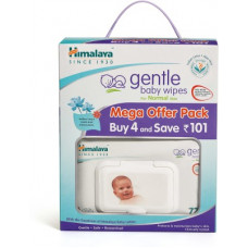 Deals, Discounts & Offers on Baby Care - Himalaya Gentle Baby Wipes Mega Offer Pack (4 N X 72's)(4 Wipes)