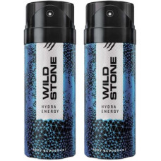 Deals, Discounts & Offers on  - Wild Stone HYDRA ENERGY ( PACK OF 2) Deodorant Spray - For Men(150 ml, Pack of 2)