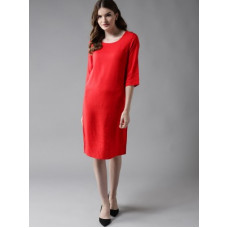 Deals, Discounts & Offers on  - [Size M] HERE&NOWWomen Shift Red Dress