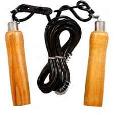 Deals, Discounts & Offers on  - Neulife Wooden Handle Black rope Freestyle Skipping Rope(Black, Length: 108 inch)