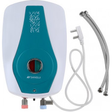 Deals, Discounts & Offers on Home Appliances - Sansui 3 L Instant Water Geyser with Pipes (Rapid, White, Blue)