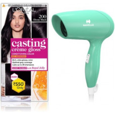 Deals, Discounts & Offers on  - L'Oreal Paris Casting Creme Gloss 200 with Havells Light Weight Hair Dryer 1200 W(2 Items in the set)