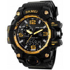 Deals, Discounts & Offers on Watches & Handbag - Skmei new sport yellow&black multi coloured yellow bazel Analog-Digital Watch - For Men
