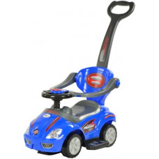 Deals, Discounts & Offers on Toys & Games - Toyhouse 3 in 1 Deluxe Mega Push Car Rideons & Wagons Non Battery Operated Ride On(Blue)