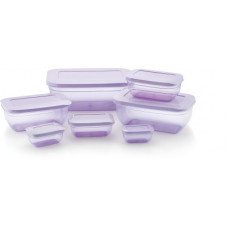 Deals, Discounts & Offers on Kitchen Containers - [Pre-Book] MASTERCOOK - 6520 ml Polypropylene Grocery Container(Pack of 7, Purple)
