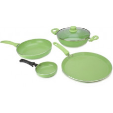 Deals, Discounts & Offers on Cookware - Wonderchef Family Set Induction Bottom Cookware Set(Aluminium, 4 - Piece)