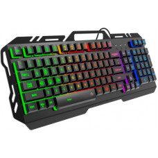 Deals, Discounts & Offers on Entertainment - Offbeat Slayer Wired Gaming Keyboard 19 Non-Conflicting Keys, Water-Resistant, Led Backlight, 12 Multi-Media Keys with Zero Lag Wired USB Gaming Keyboard(Black)