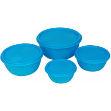 Deals, Discounts & Offers on Kitchen Containers - Princeware - 3321 ml Plastic Fridge Container(Pack of 4, Blue)