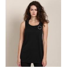 Deals, Discounts & Offers on Laptops - [Size S, M] Calvin KleinCasual No Sleeve Solid Women Black Top