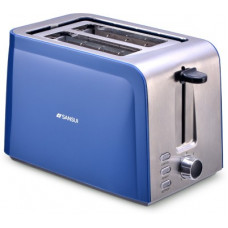 Deals, Discounts & Offers on Personal Care Appliances - Sansui Prima 2 Slice 750 W Pop Up Toaster(Sky Blue, Chrome)