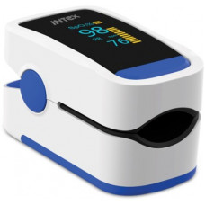 Deals, Discounts & Offers on Electronics - Intex OxiScan Pulse Oximeter with Oxygen Saturation Monitor, Heart Rate and SpO2 Levels Oxygen Meter with LED Display Pulse Oximeter(White Blue)