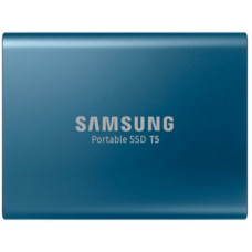 Deals, Discounts & Offers on Storage - Samsung T5 500 GB External Solid State Drive(Blue)