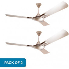 Deals, Discounts & Offers on Home Appliances - Flipkart SmartBuy BLISS PRIME ANTIDUST 1200 mm Anti Dust 3 Blade Ceiling Fan(GOLD, Pack of 2)