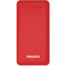 Deals, Discounts & Offers on Power Banks - Philips 10000 mAh Power Bank (Fast Charging)(Red, Lithium Polymer)