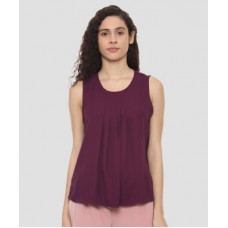 Deals, Discounts & Offers on Laptops - [Size L] Allen SollyCasual Sleeveless Solid Women Purple Top