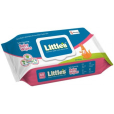 Deals, Discounts & Offers on Baby Care - Little's Soft Cleansing Baby Wipes with Aloe Vera, Jojoba Oil and Vitamin E, Lid Pack(80 Wipes)