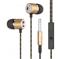 Deals, Discounts & Offers on Headphones - PTron Flux In-Ear Stereo 3.5mm Pin Wired Headset(Gold, In the Ear)
