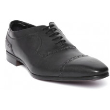 Deals, Discounts & Offers on Men - [Size 11] RuoshMen Black Solid Leather Formal Brogues For Men(Black)