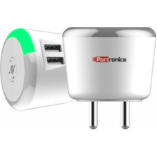 Deals, Discounts & Offers on Mobile Accessories - [Pre-Book] Portronics ADAPTO 464 Charger with Time Control 2.4 A Multiport Mobile Charger(White)