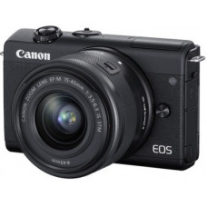 Deals, Discounts & Offers on Cameras - Canon EOS M200 Mirrorless Camera Body with Single Lens (EF-M15-45mm f/3.5-6.3 IS STM)(Black)