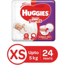 Deals, Discounts & Offers on Baby Care - Huggies Wonder Pants diapers - XS(24 Pieces)