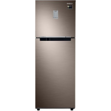 Deals, Discounts & Offers on Home Appliances - Samsung 253 L Frost Free Double Door 2 Star (2020) Convertible Refrigerator(Luxe Brown, RT28T3722DX/HL)