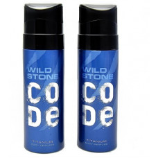 Deals, Discounts & Offers on  - Wild Stone Code Titanium Deodorant Spray - For Men(240 ml, Pack of 2)