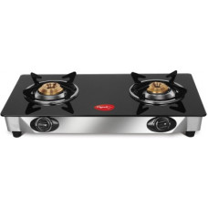 Deals, Discounts & Offers on  - Pigeon Ultra Glass, Stainless Steel Manual Gas Stove(2 Burners)