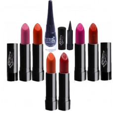 Deals, Discounts & Offers on  - SWIPA Moisturizing Lipstick(Pack of 6) Kajal,7Eleven Eyeliner