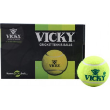 Deals, Discounts & Offers on Sports - Vicky Light Cricket Tennis Ball (Pack of 6) Cricket Tennis Ball(Pack of 6, Yellow)