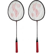 Deals, Discounts & Offers on Auto & Sports - SINKIN Badminton Set of Two For all family men, Women, Boys & Girls Red Strung Badminton Racquet(Pack of: 2, 250 g)