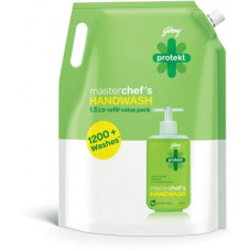 Deals, Discounts & Offers on  - Godrej protekt masterchef's Handwash Refill - 1500 ml Hand Wash Pouch(1500 ml)
