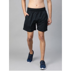 Deals, Discounts & Offers on  - HRX by Hrithik RoshanSolid Men Dark Blue Sports Shorts