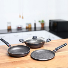 Deals, Discounts & Offers on Cookware - [Add to Cart] Prestige Omega Festival Pack Induction Bottom Cookware Set(Aluminium, 3 - Piece)