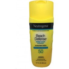 Deals, Discounts & Offers on  - NEUTROGENA Beach Defense Water + Sun Protection Sunscreen Lotion SPF 50 6.7 FL OZ - SPF 50(198 ml)