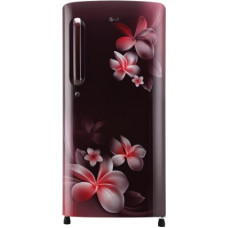 Deals, Discounts & Offers on Home Appliances - [Prepay + Supercoin + Bank Offer] LG 190 L Direct Cool Single Door 4 Star Refrigerator(Scarlet Plumeria, GL-B201ASPY)