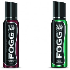 Deals and Offers on  - FOGG Deo Combo Pack (PUNCH + RUSH 300ml) Body Spray - For Men(300 ml, Pack of 2) Deals, Discounts & Offers on  - FOGG Deo Combo Pack (PUNCH + RUSH 300ml) Body Spray - For Men(300 ml, Pack of 2)