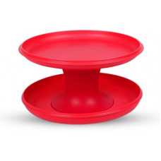 Deals, Discounts & Offers on  - Tupperware Serve it all Plastic Cake Server(Red, Pack of 1)