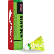 Deals, Discounts & Offers on Auto & Sports - LI-NING Smash Nylon Shuttle - Yellow(Slow, 75, Pack of 6)